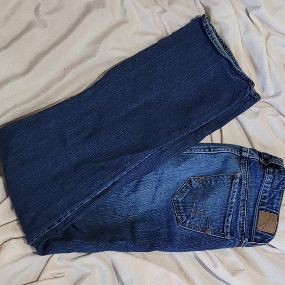 American Eagle Medium Straight Leg Jeans Size 0 S - Picture 6 of 9
